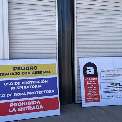 Retiro de Planchas de Asbesto